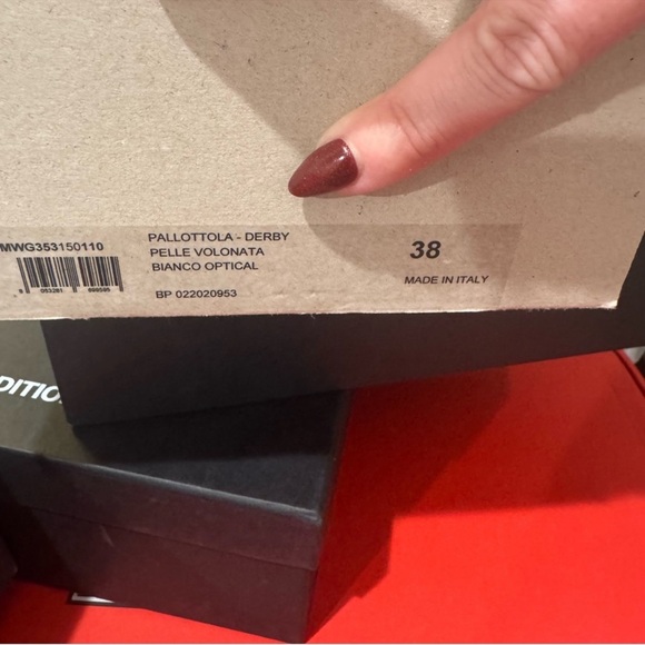 Marsell Gomme Classic Leather Derby in Optic White - Picture 13 of 13